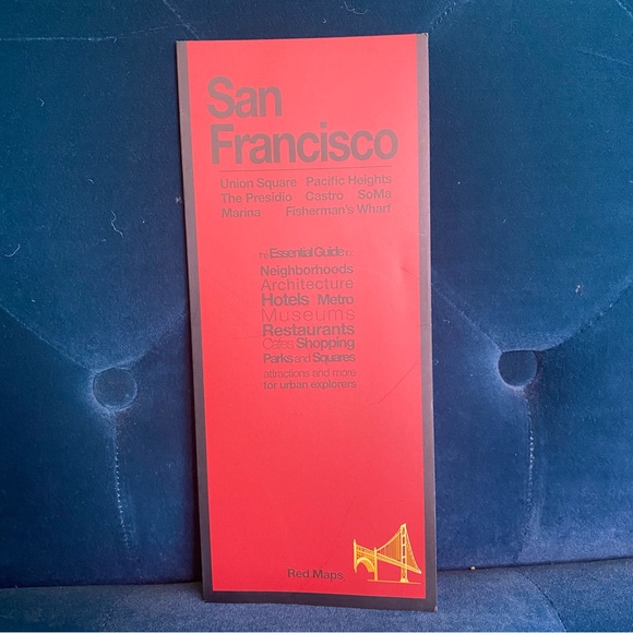 San Francisco RED MAP city and travel guide - Picture 2 of 4